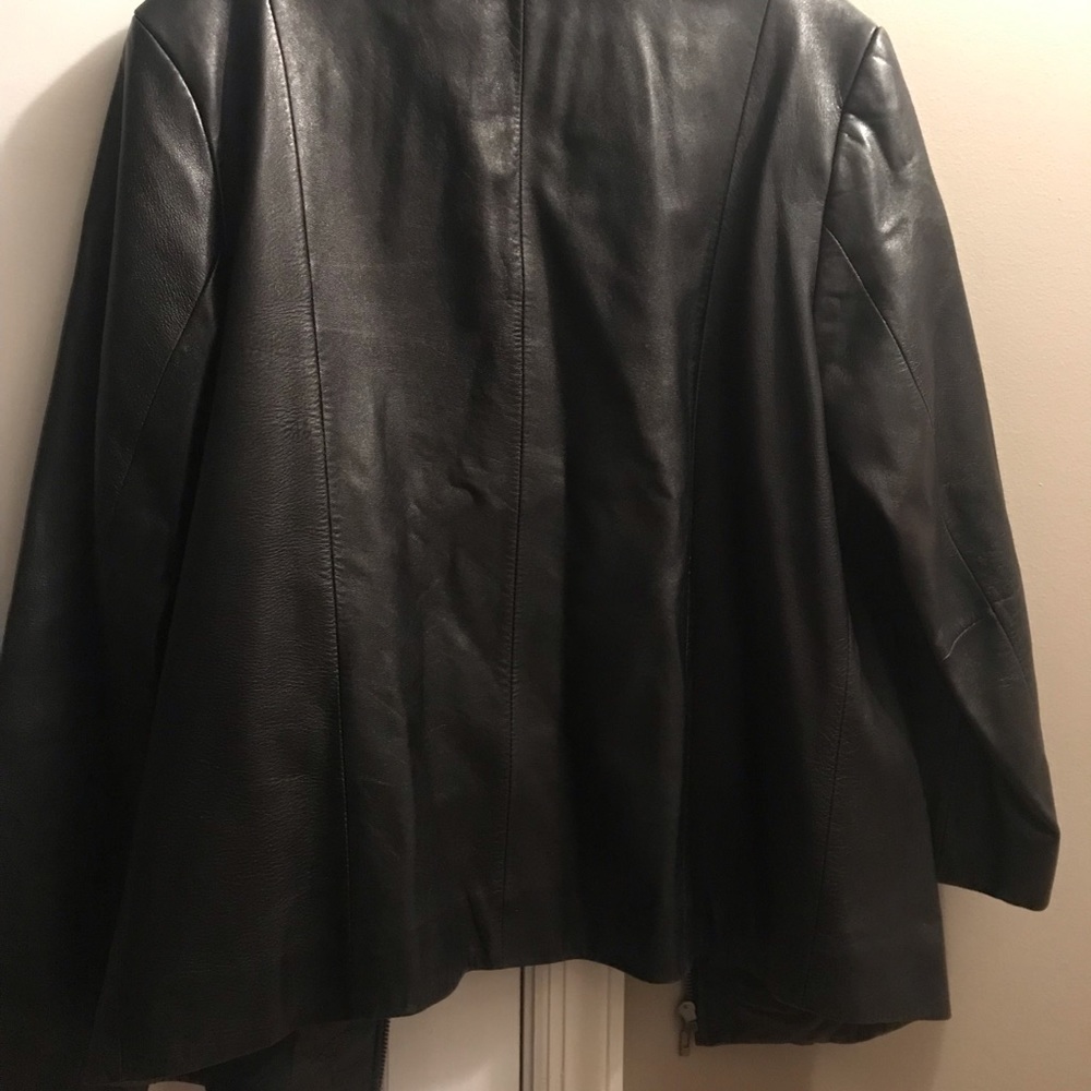 Soft leather spring jacket - Picture 3 of 4